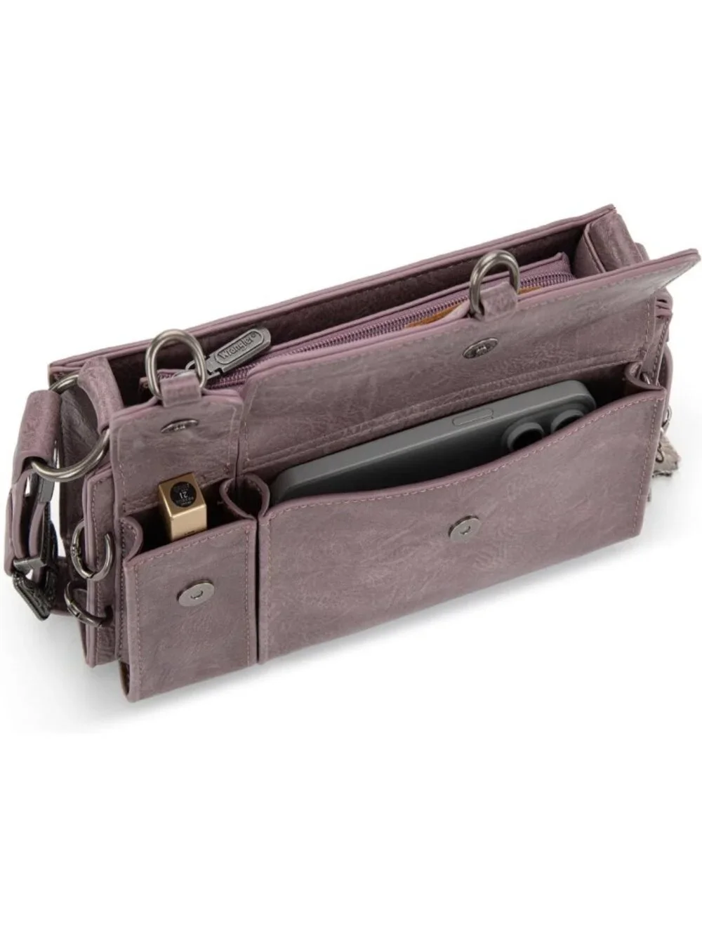 Y2K Small Shoulder Bag for Women | Western Style with Detachable Charms